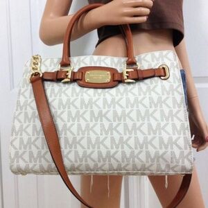 Michael Kors Hamilton large signature logo tote bag